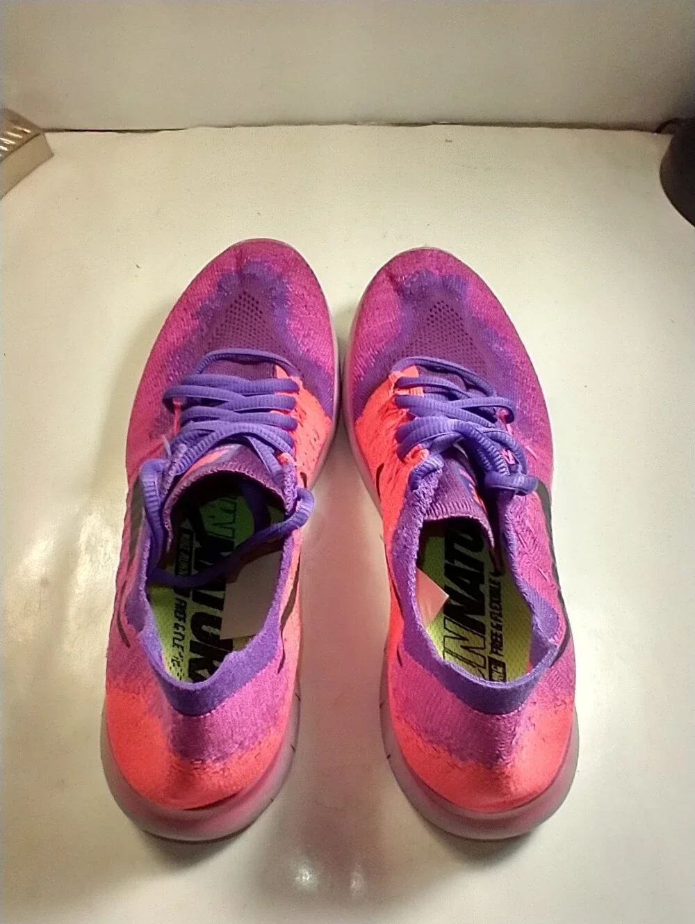 Nike Free RN Flyknit 2017 Running Shoes Women's sz 8.5 (880844-600).
